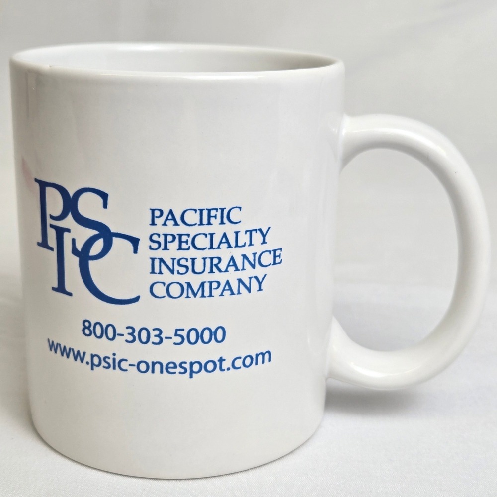 PSIC Pacific Specialty Insurance Company Promotional‎ Coffee Mug